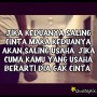 Jika saling suka, KEDUA USAHA?